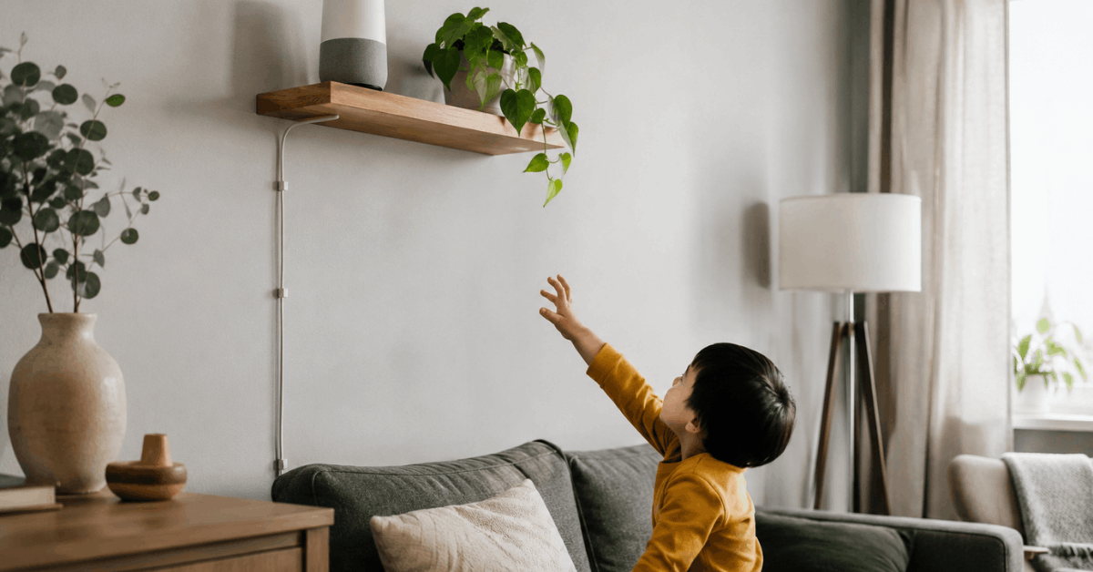 Easy Ways to Childproof Low-Sitting Smart Home Technology