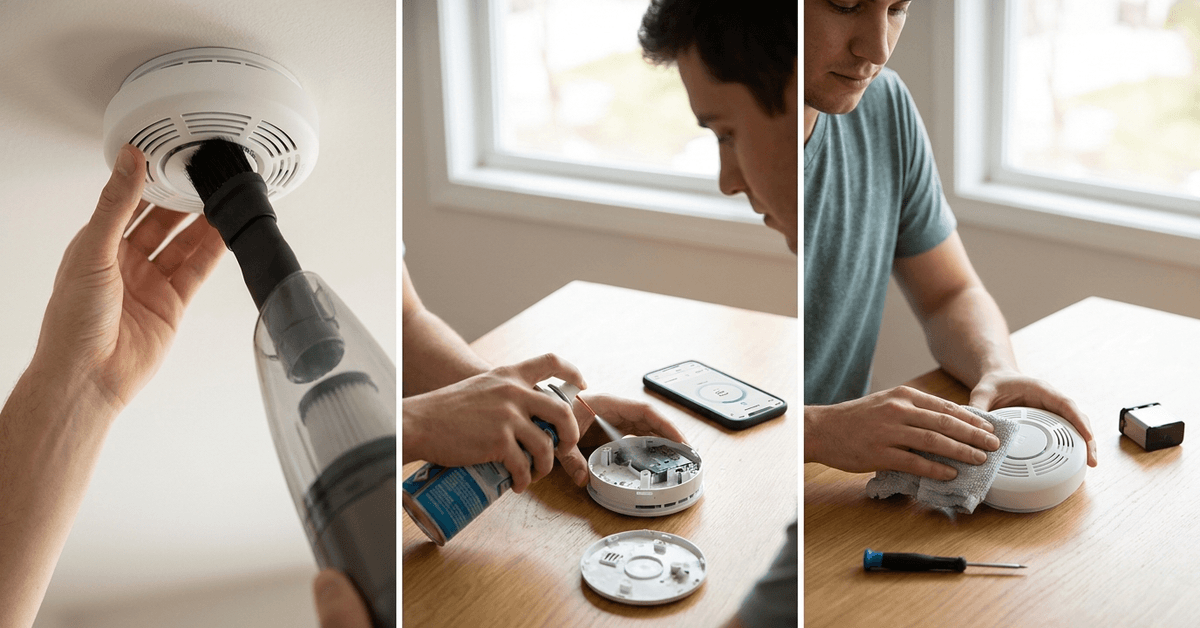 How to Clean and Maintain Smart Smoke Detectors Properly