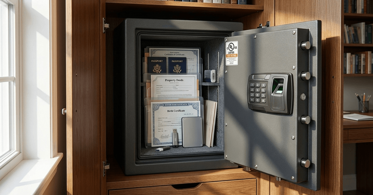 How to Choose a Fireproof Safe for Important Family Documents