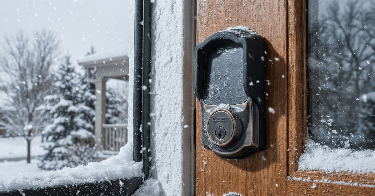 Tips for Protecting Outdoor Smart Locks From Freezing Temperatures