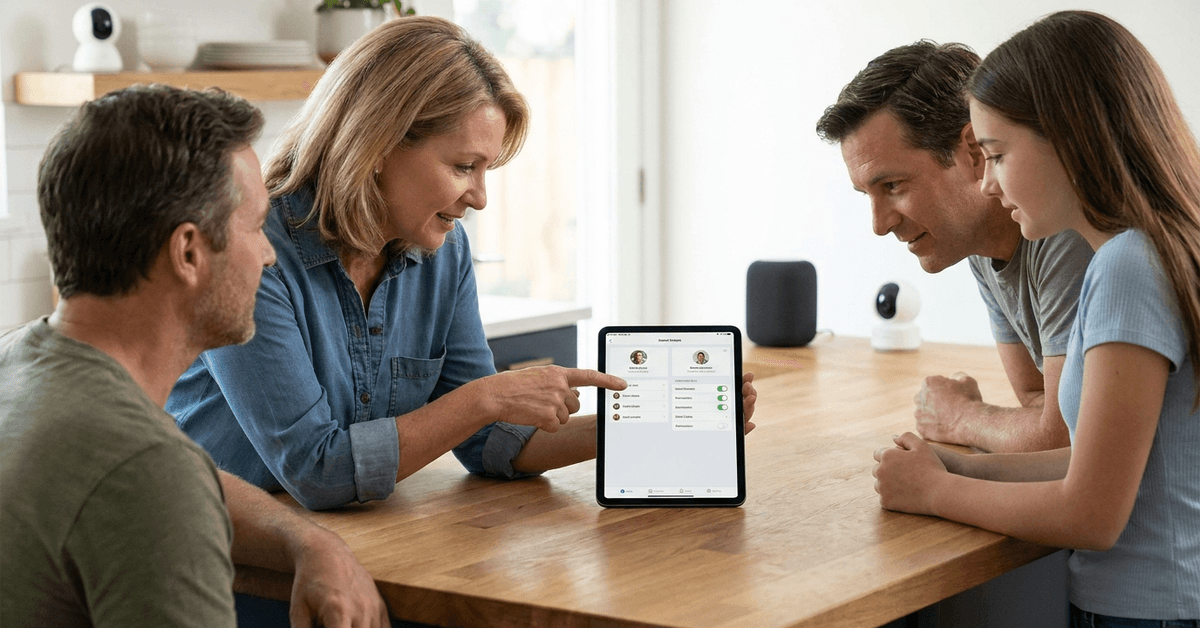 How to Safely Share Smart Home App Access With Family Members