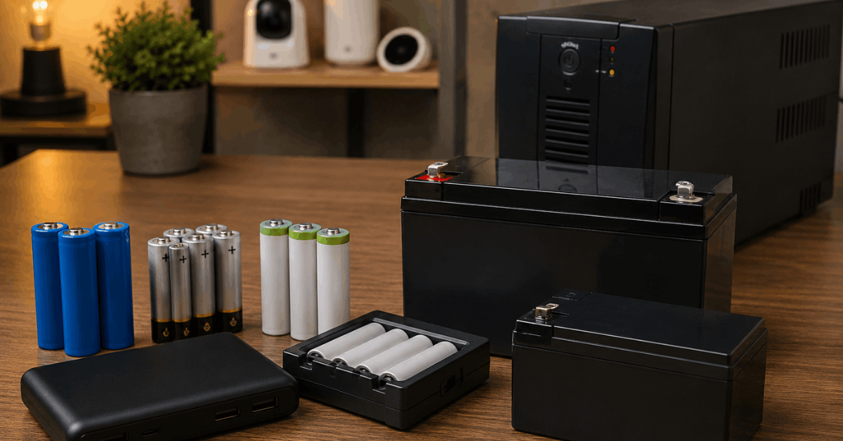 How to Safely Store Backup Batteries for Home Tech Setups