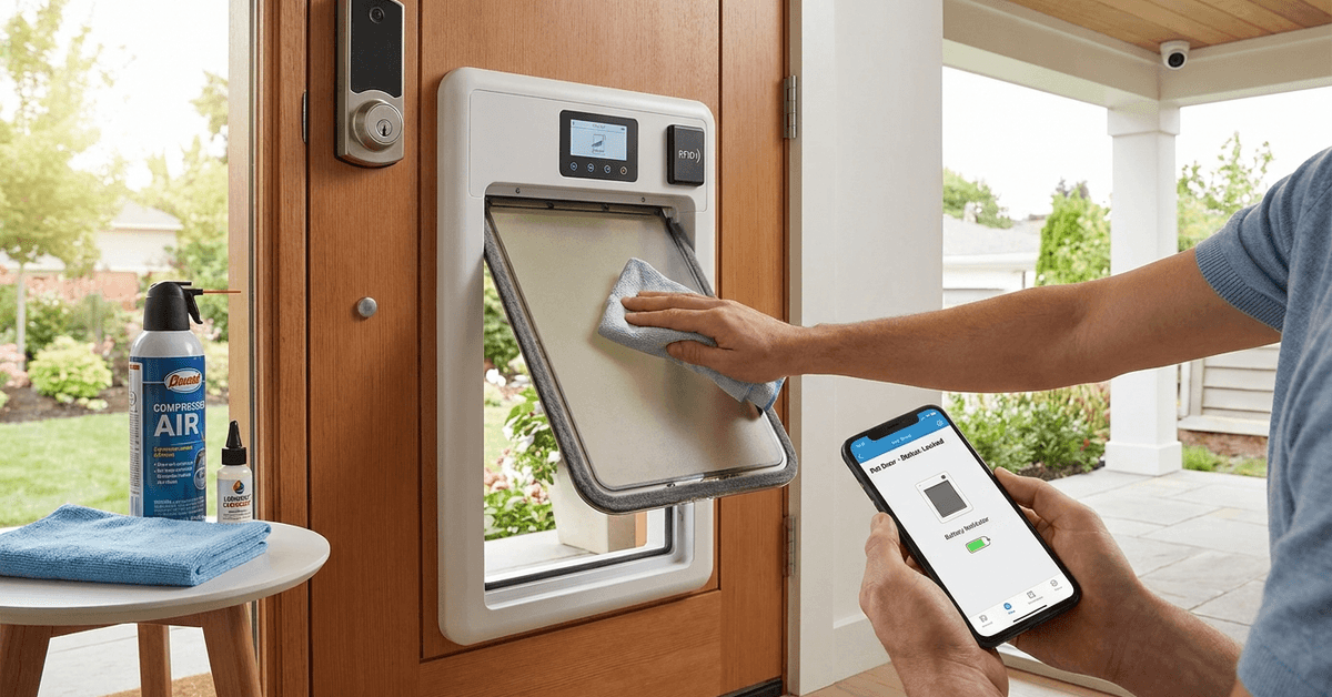 How to Maintain Automated Pet Doors Safely