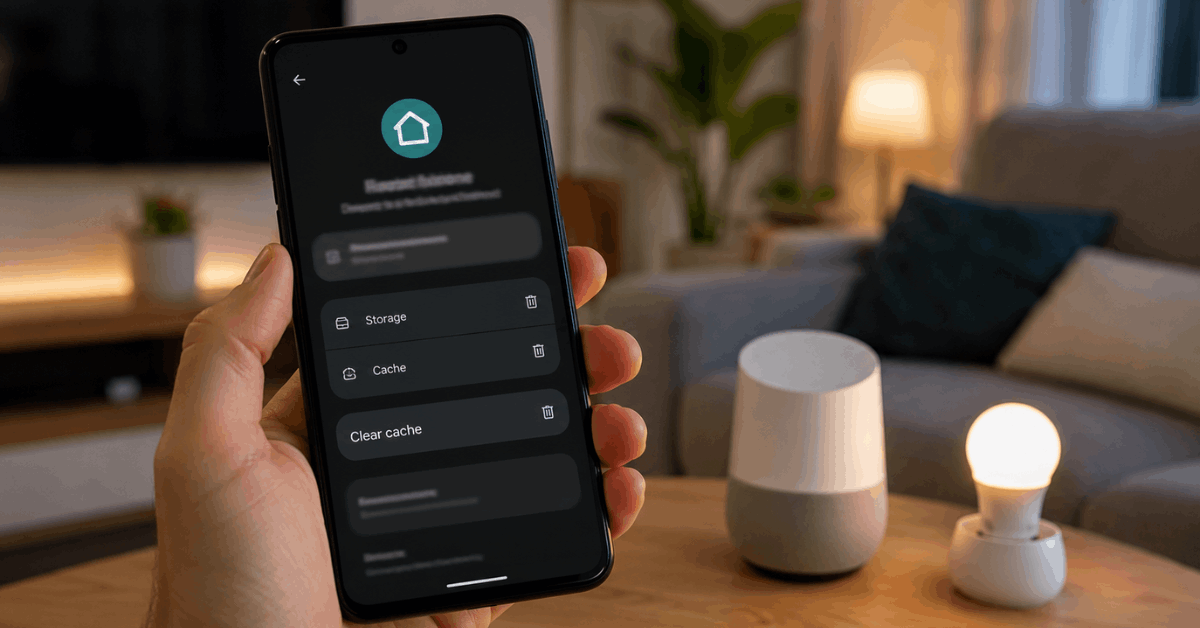 How to Clear Cache on Smart Home Control Apps to Fix Bugs