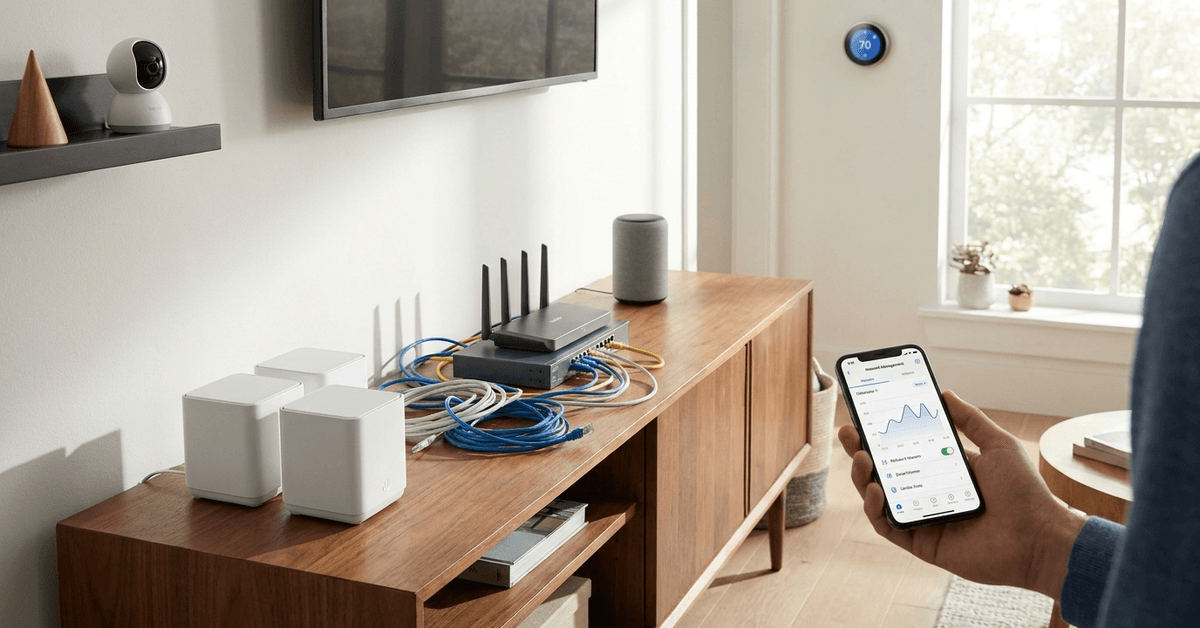 Tips for Reducing Network Lag in a Heavy Smart Home Environment