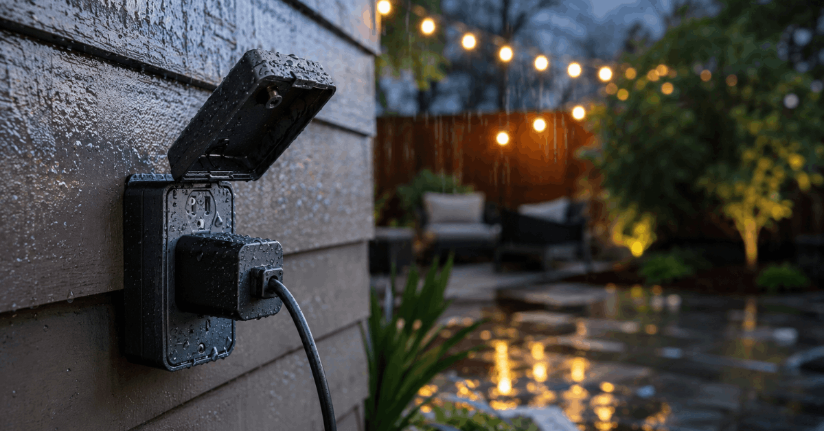Tips for Securing Outdoor Smart Plugs From Heavy Rain