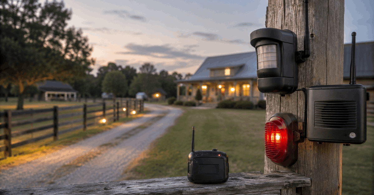 How to Set Up a Standalone Drive Alarm for Large Yards