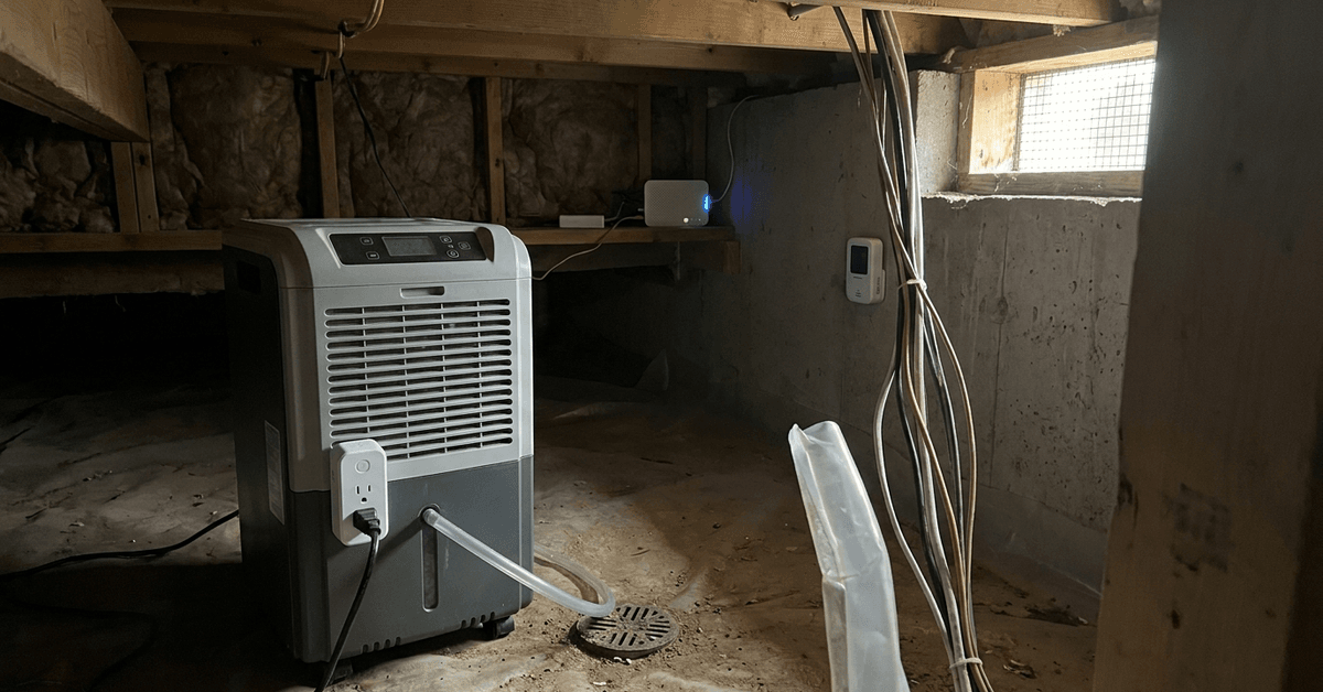 The Best Way to Automate Humidity Control in Crawl Spaces