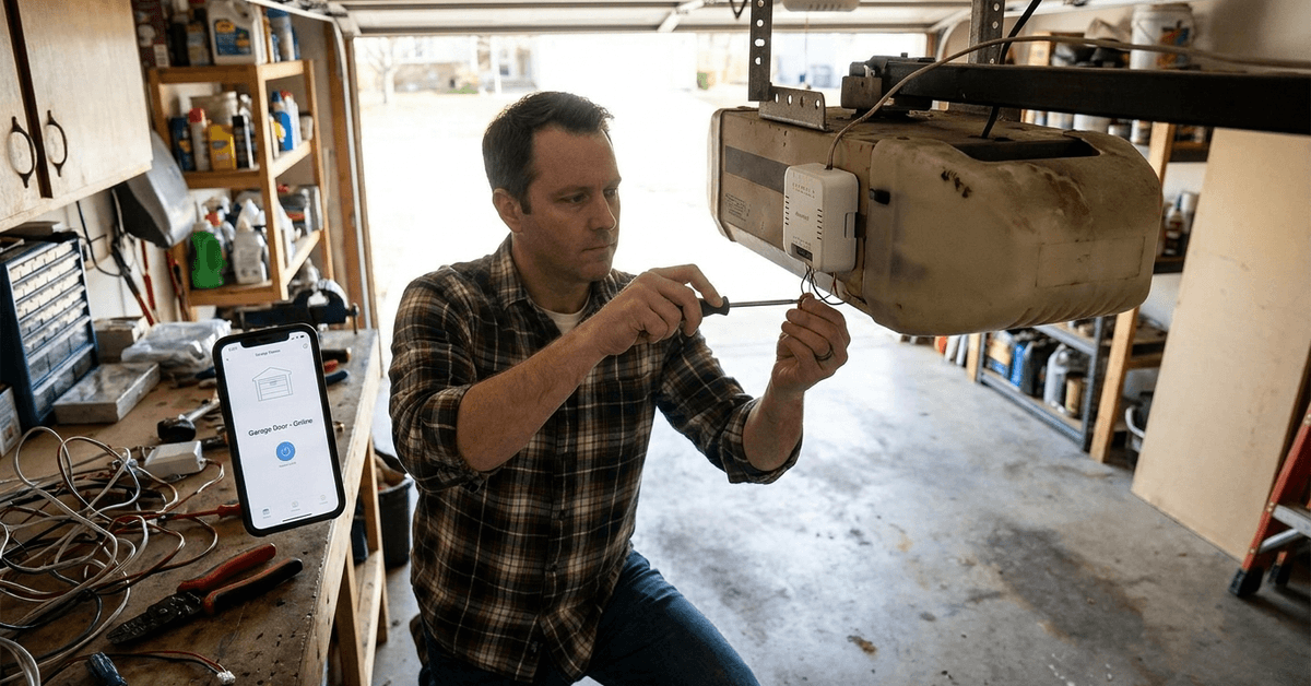 How to Connect Older Garage Door Openers to a Smart Home System