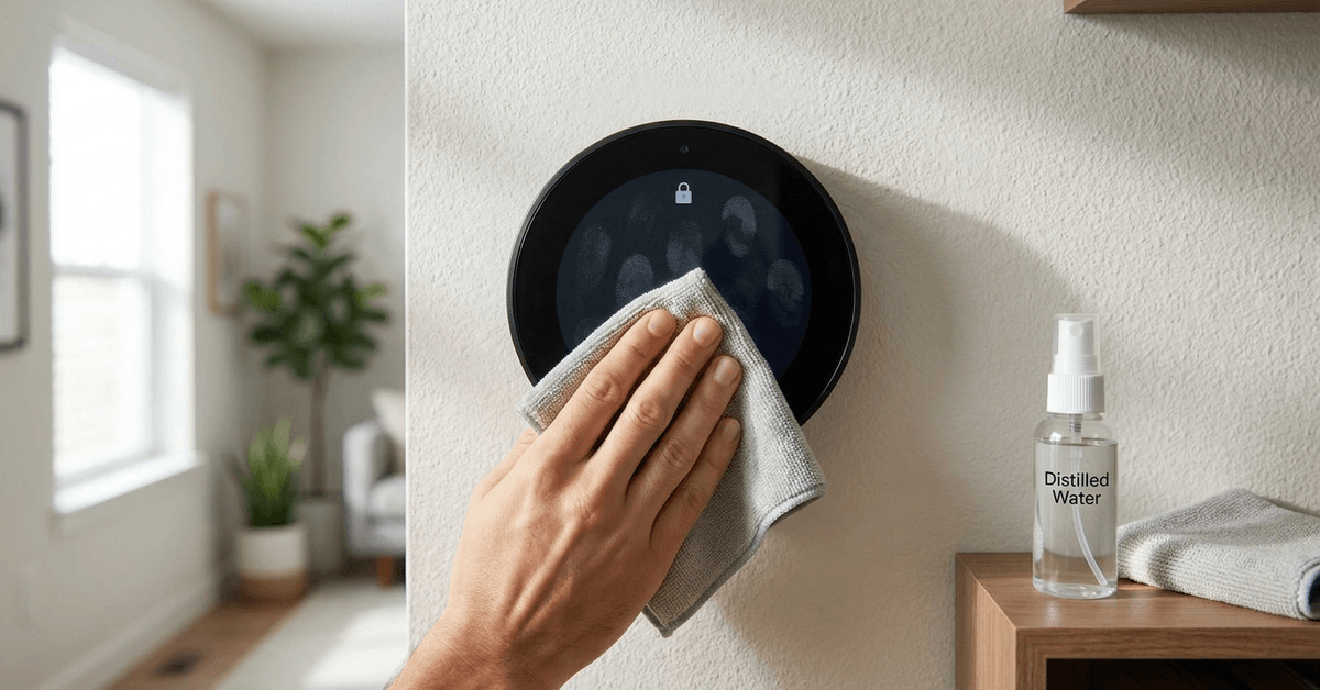 The Best Way to Clean Smart Thermostat Touchscreens