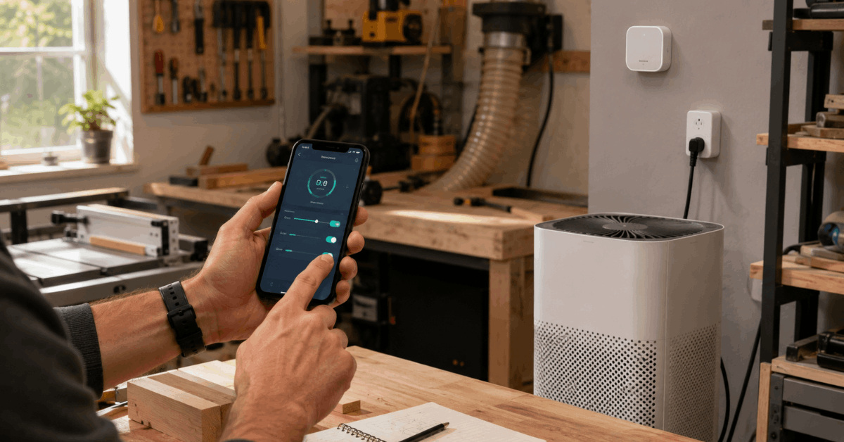 How to Set Up a Simple Home Workshop Air Filtration Automation