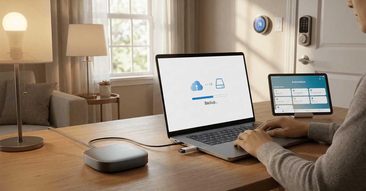 How to Back Up Your Smart Home Hub Configurations Safely