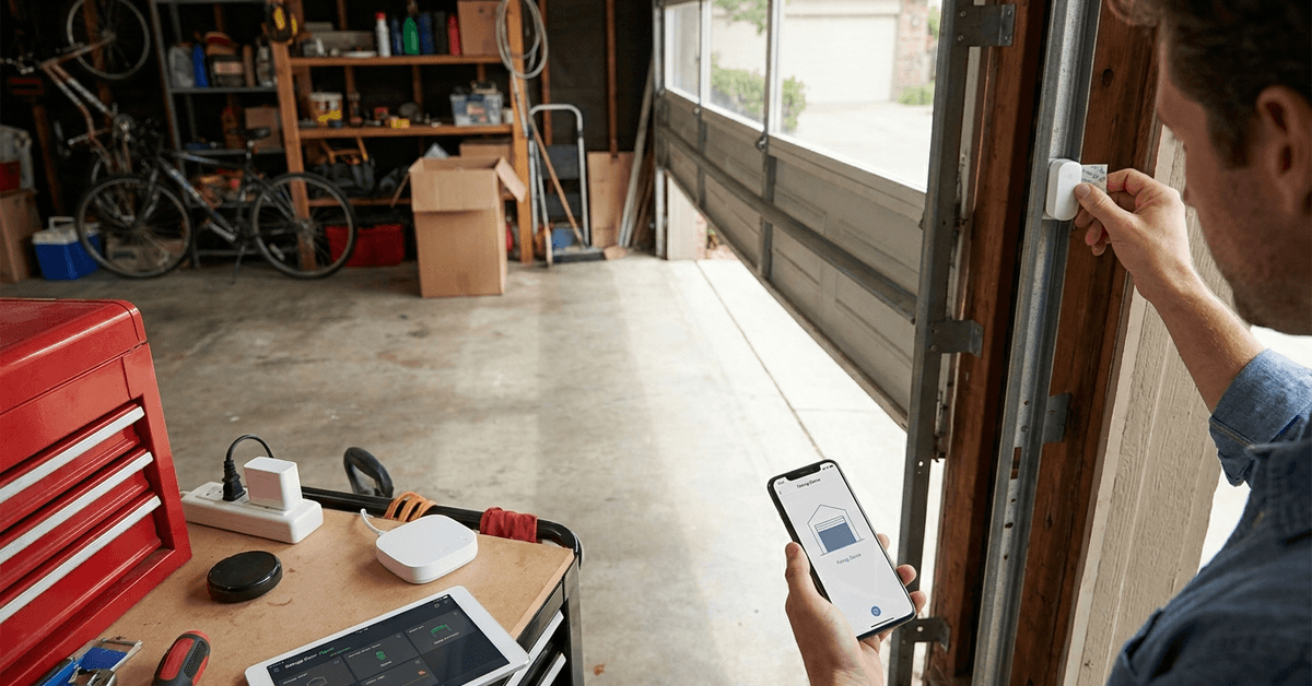 How to Set Up a Notification for When the Garage Door Is Left Open