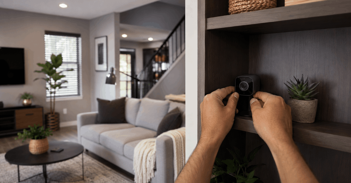 Simple Ways to Hide Indoor Security Cameras in Plain Sight