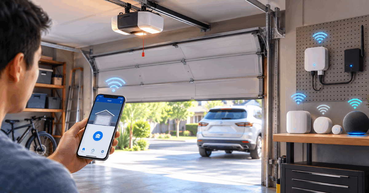 How to Connect Older Garage Door Openers to a Smart Home System