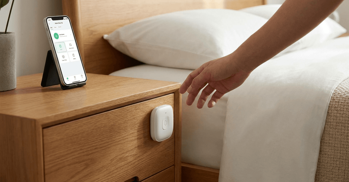 How to Install a Smart Panic Button Near Your Bedside
