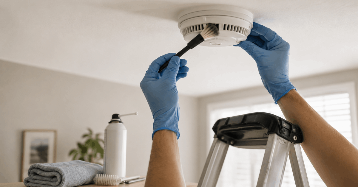 How to Clean and Maintain Smart Smoke Detectors Properly