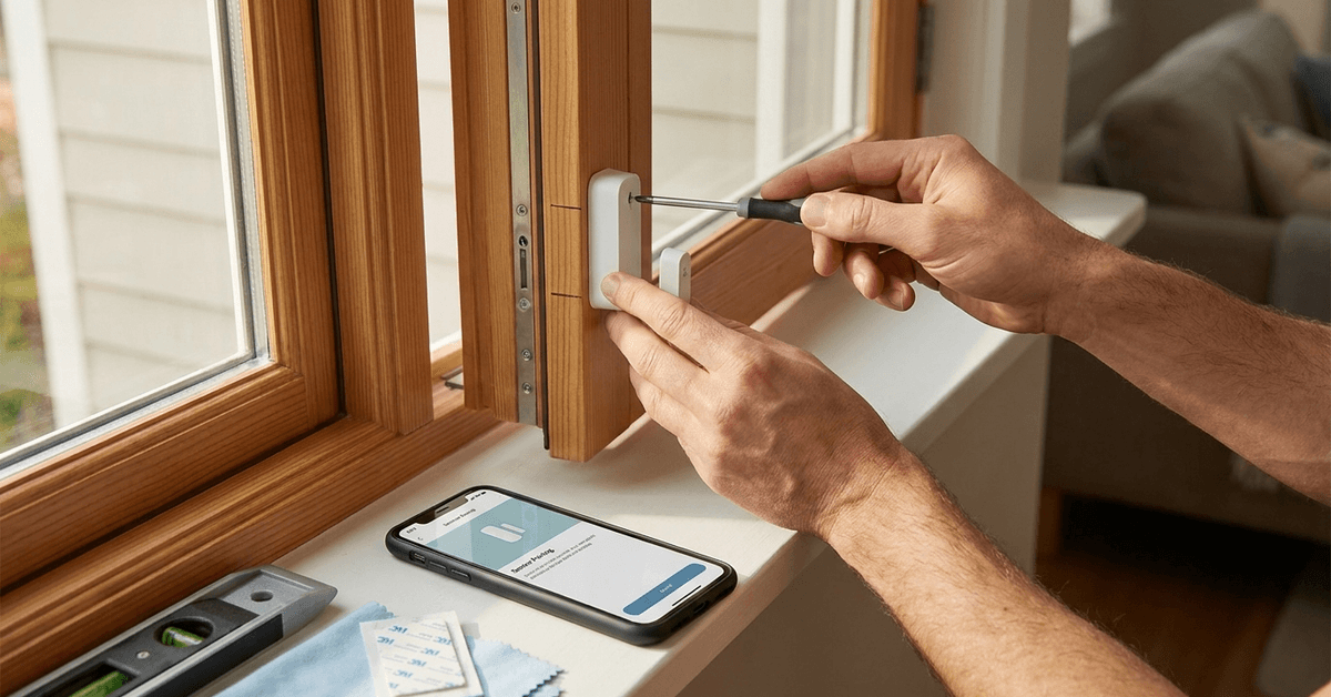 The Right Way to Mount Magnetic Security Sensors on Window Frames