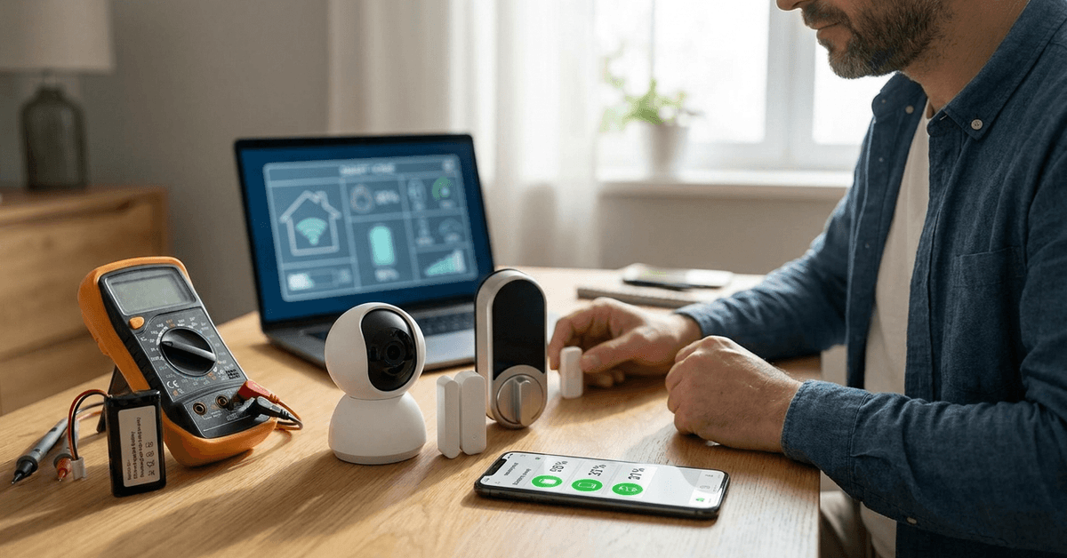 How to Check the Battery Health of Wireless Security Gadgets