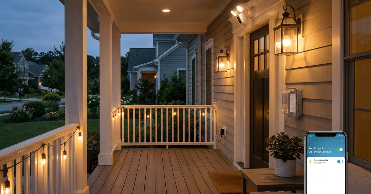 The Beginner’s Guide to Setting up Automated Porch Lighting