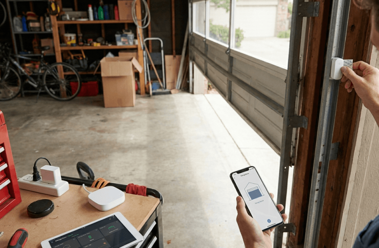How to Set Up a Notification for When the Garage Door Is Left Open