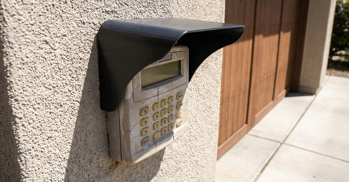 Tips for Protecting Garage Electronic Keypads From Sun Damage